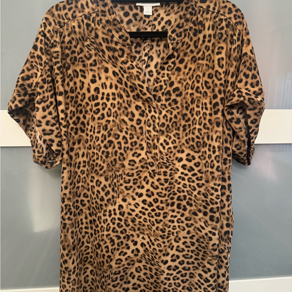 Charter Club Animal Print Blouse